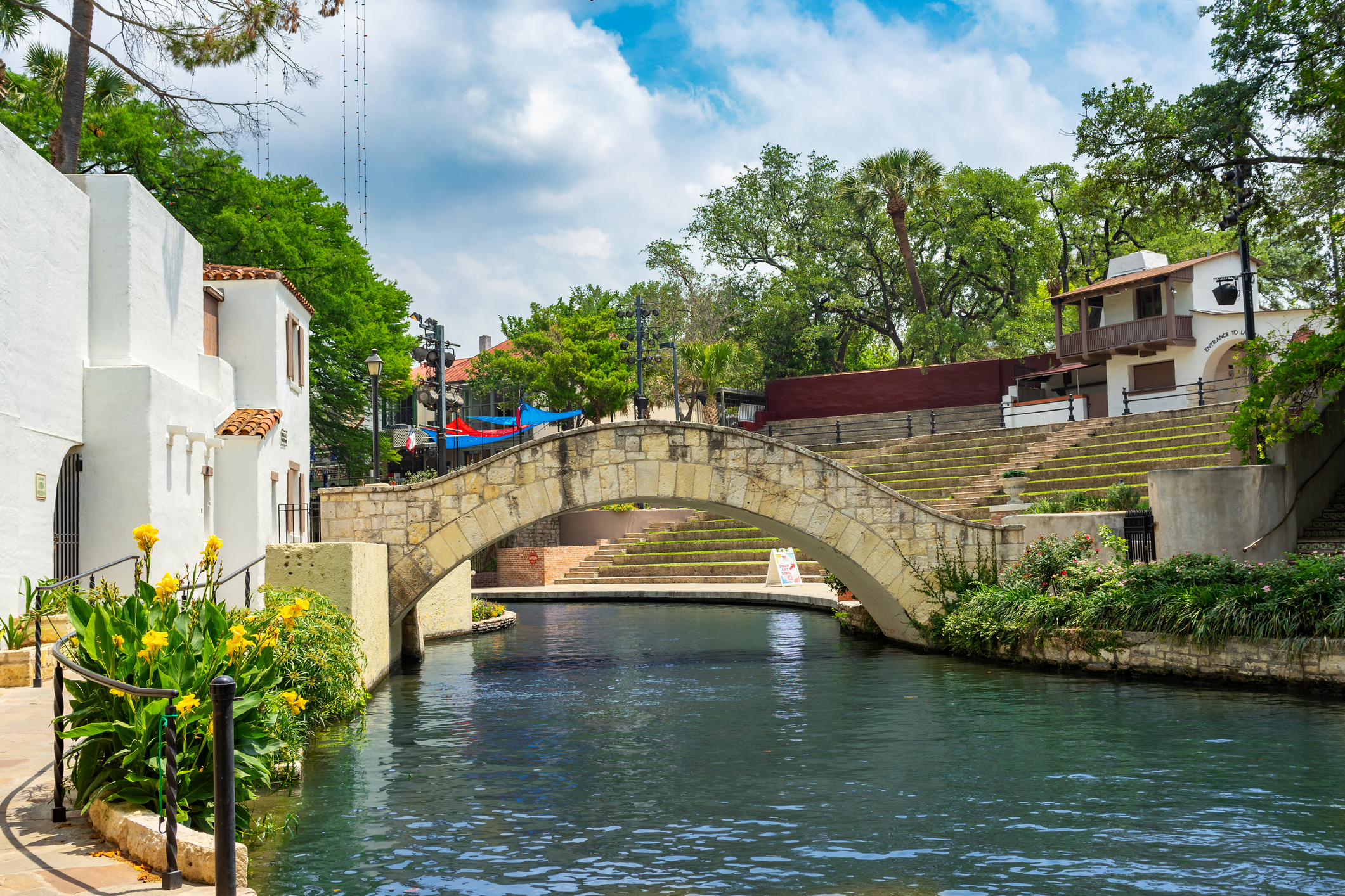 Arch Bridge on the San Antonio Riverwalk